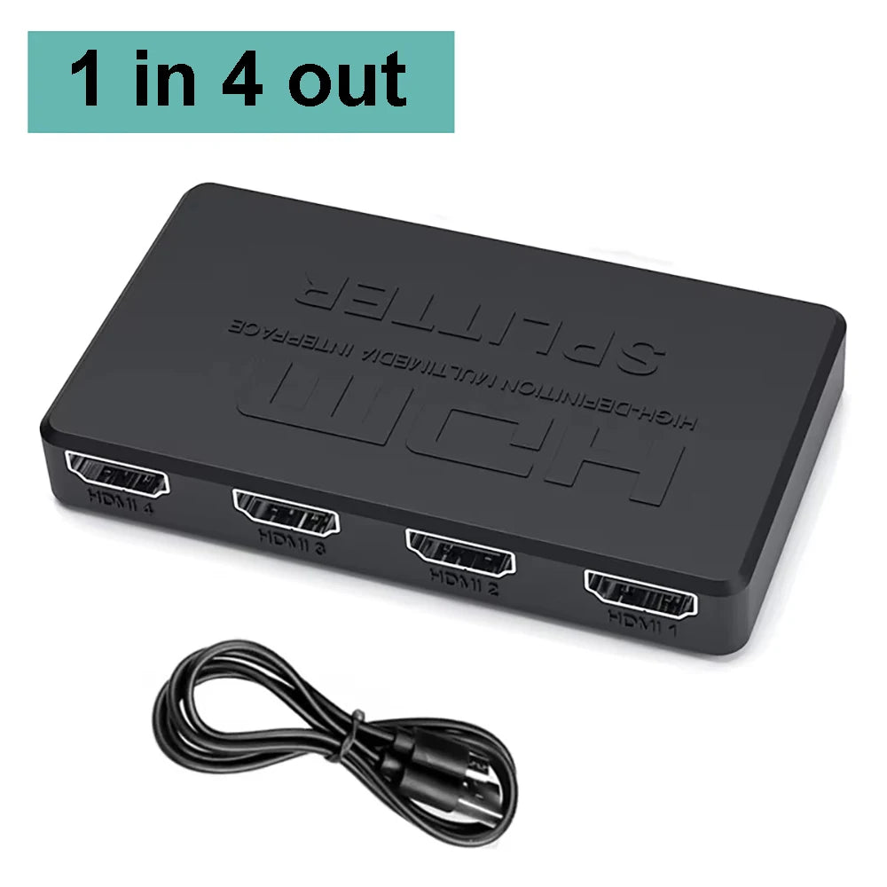 Valu 4K HDMI Splitter 1 In 4 Out