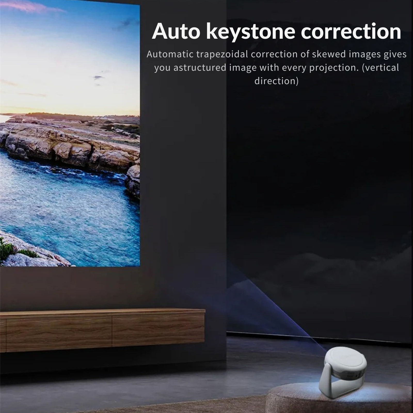 Valu Smart Projector with WiFi6 &amp; Android 11