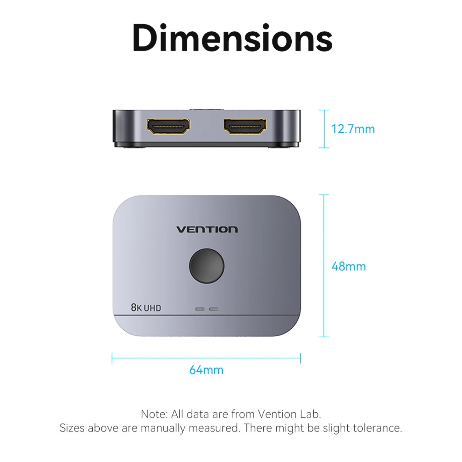 Valu HDMI 2.1 Splitter & Switch