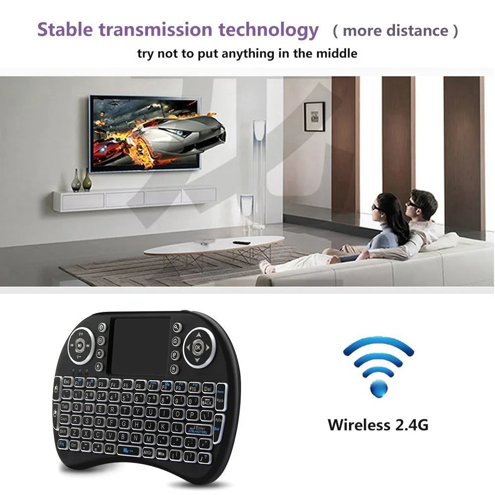 Valu Mini Wireless Keyboard with Touchpad - Bluetooth