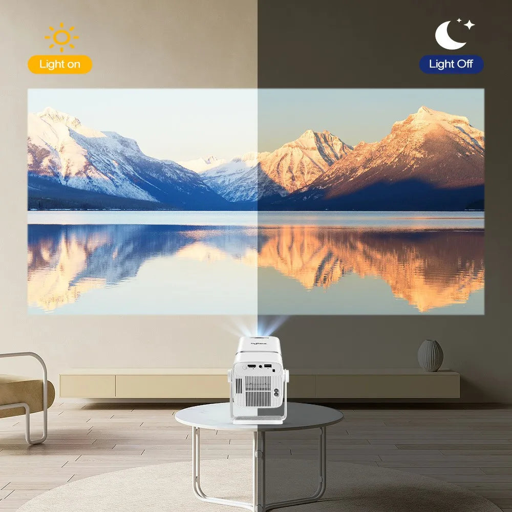 Valu TD80W 4K Android Projector – Full HD FHD, WiFi, 3D 