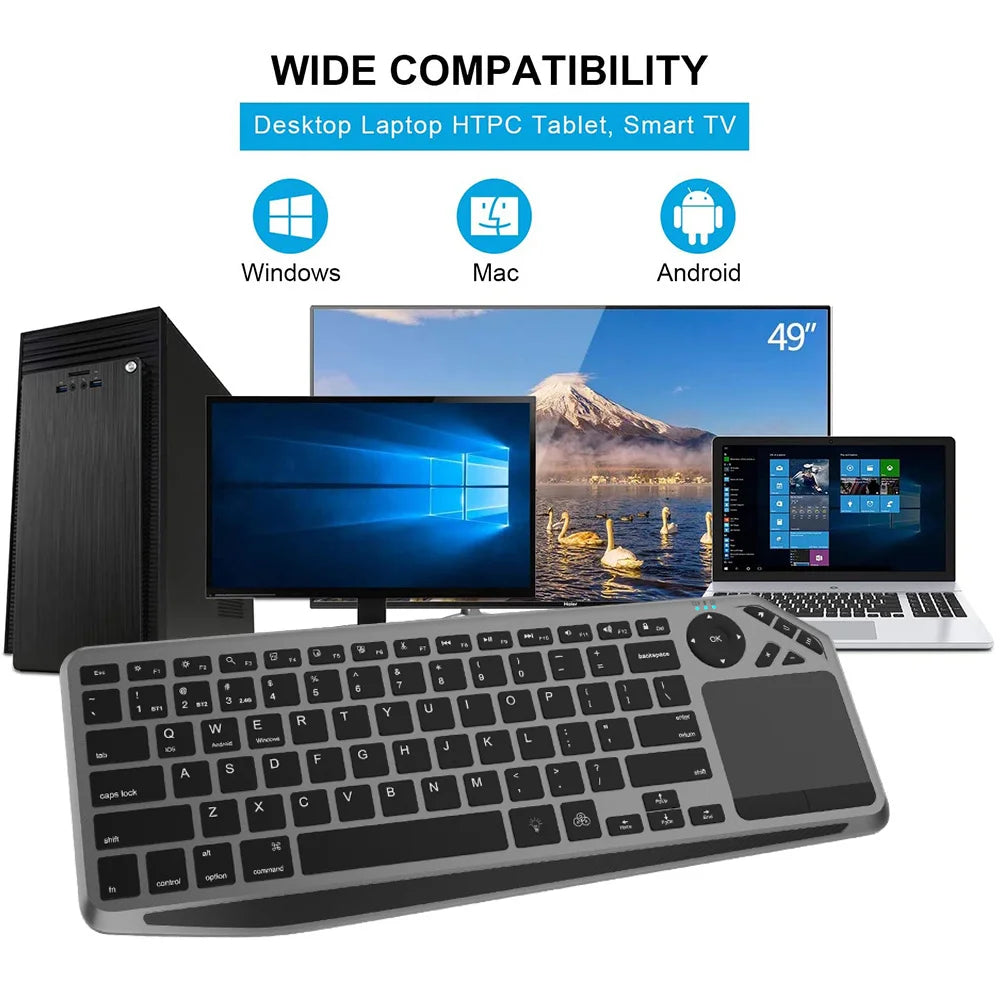 Valu Wireless Bluetooth Keyboard with Touchpad