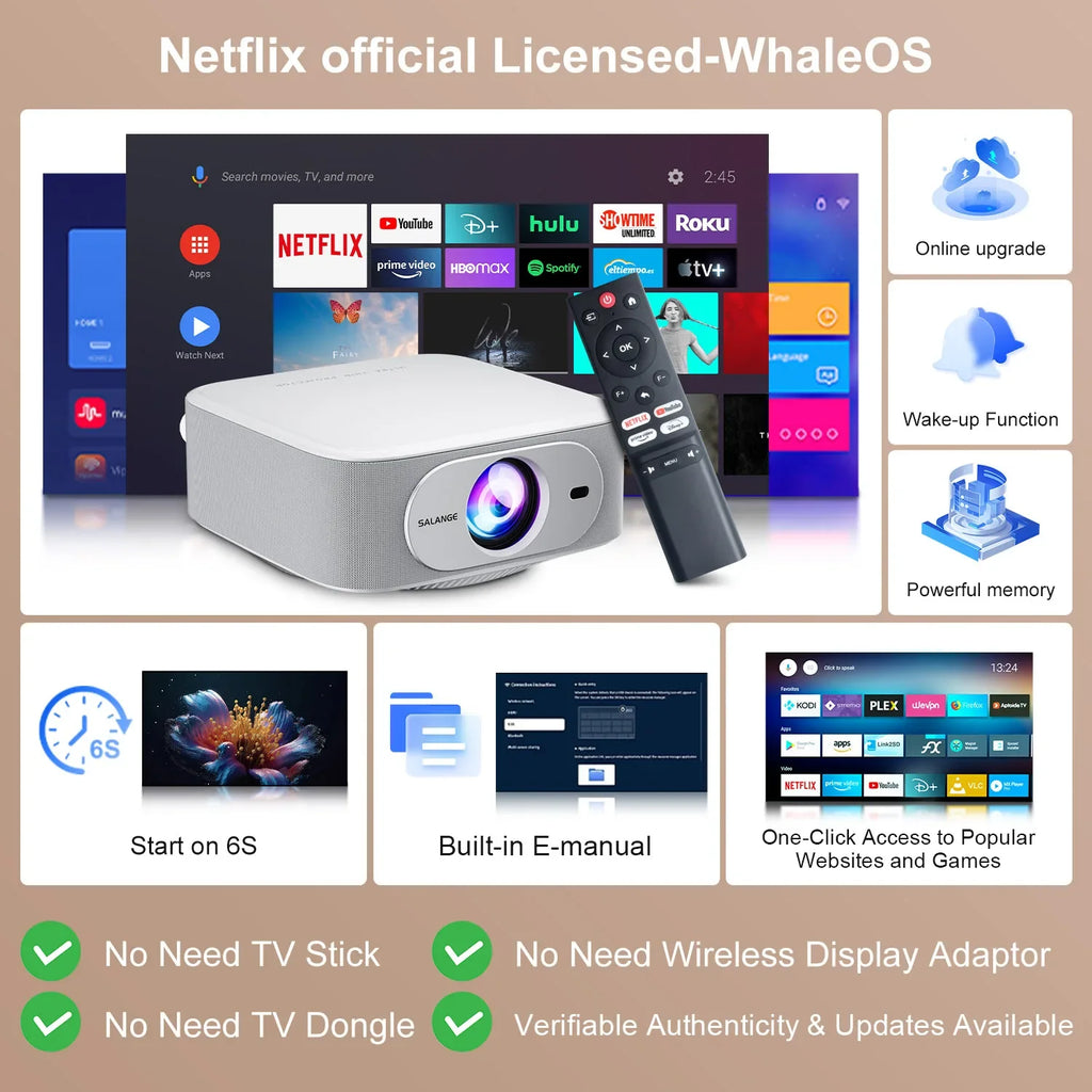 Valu P92MAX Smart Projector 