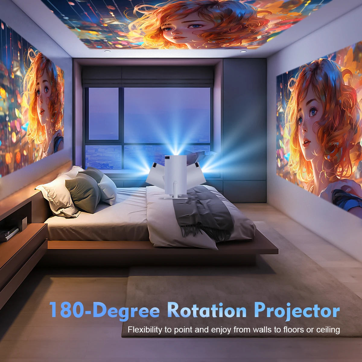 Valu HY300 Pro Mini Projector – 4K