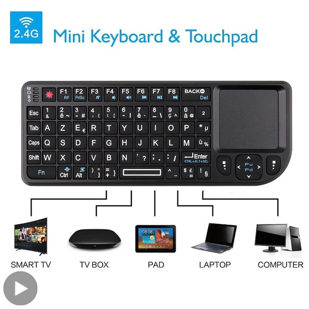 Valu Wireless Mini Keyboard with Touchpad