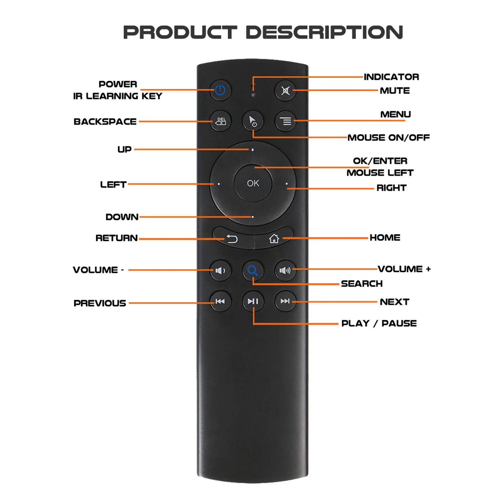 Valu Bluetooth Remote Control Universal