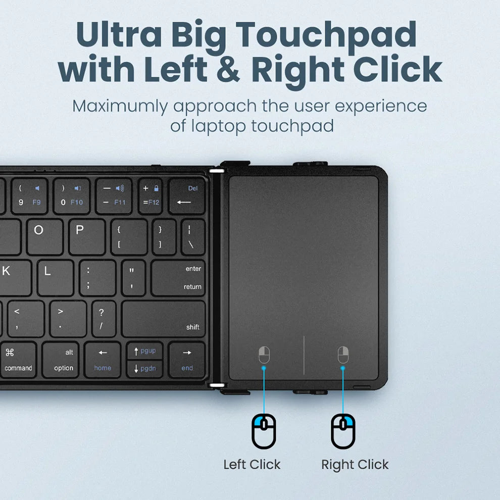 Valu Foldable Wireless Keyboard with Touchpad