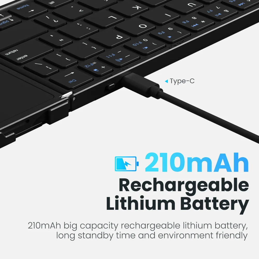 Valu Foldable Wireless Keyboard with Touchpad