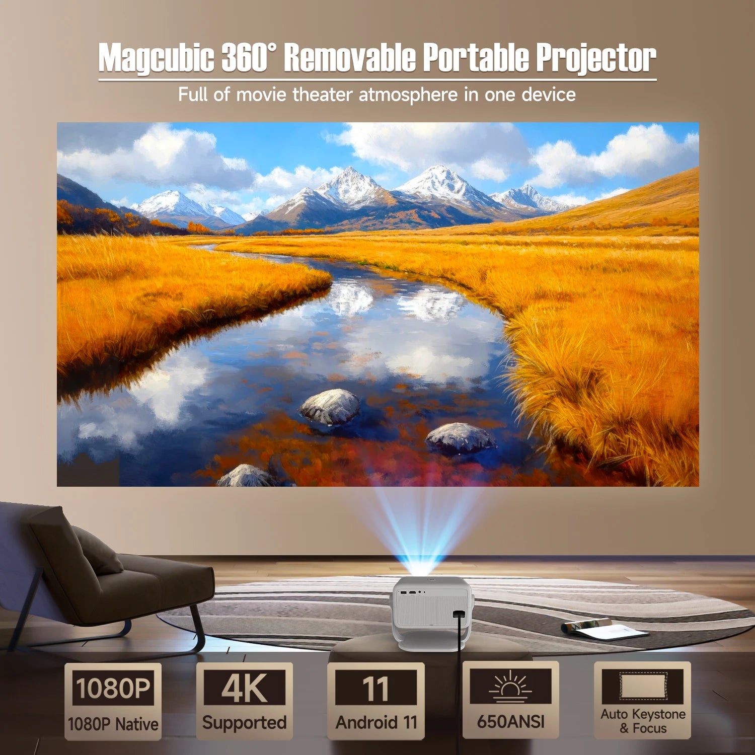Valu L018 Native 1080P Projector