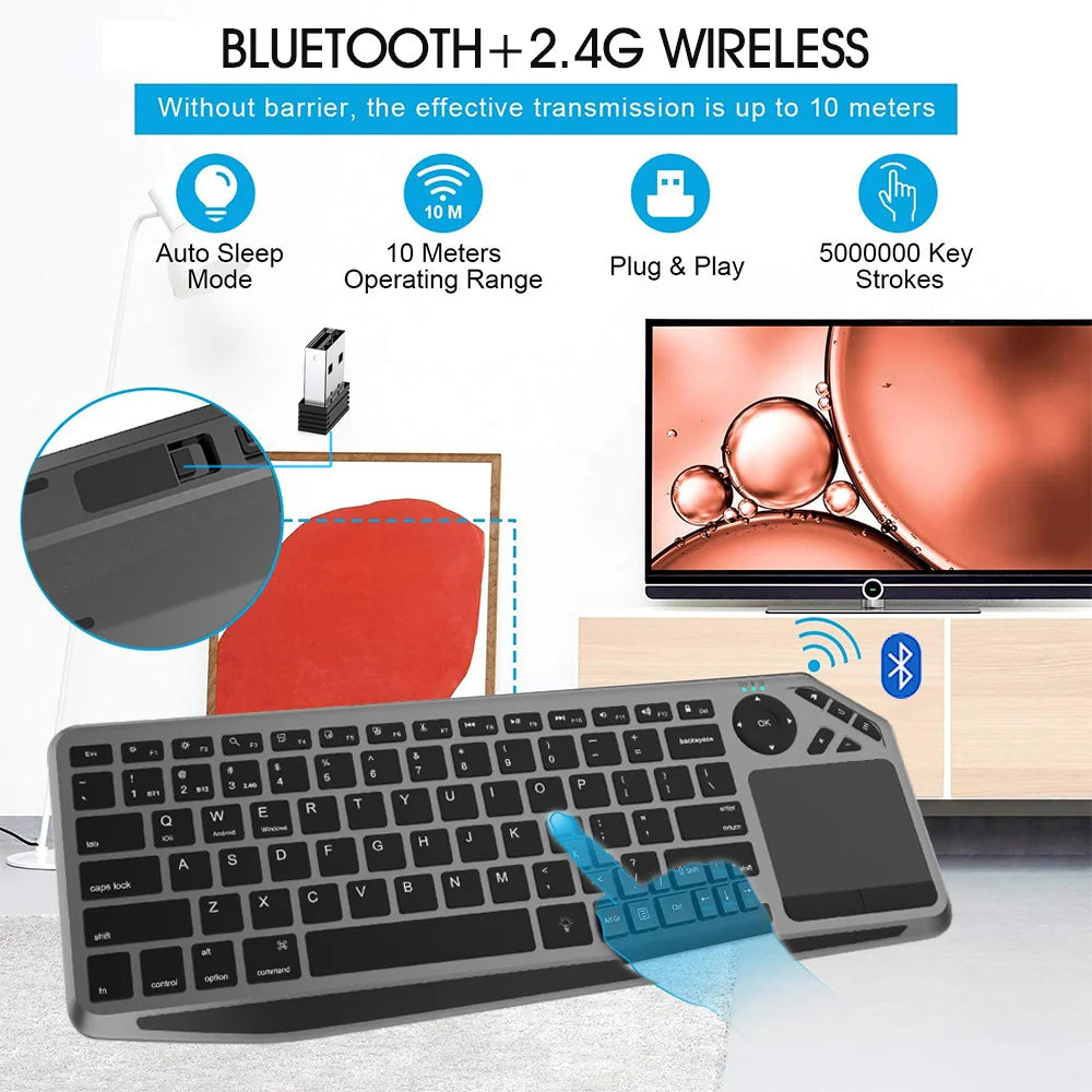 Valu Wireless Bluetooth Keyboard with Touchpad