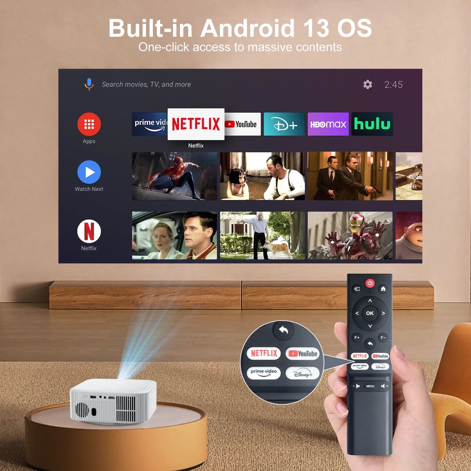 Valu P92MAX Smart Projector 