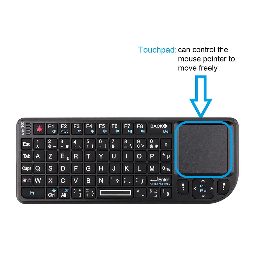 Valu Wireless Mini Keyboard with Touchpad