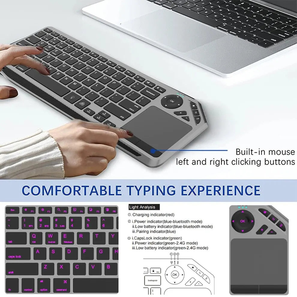 Valu Wireless Bluetooth Keyboard with Touchpad