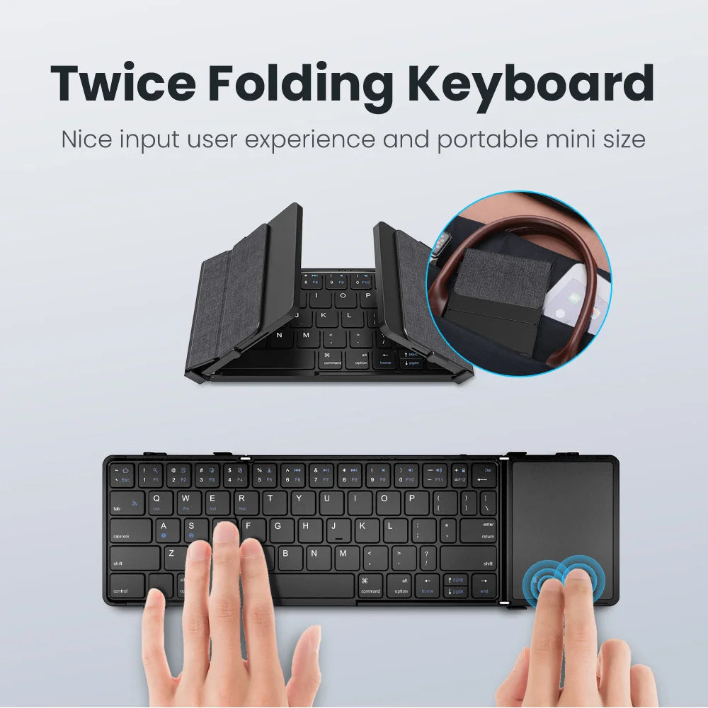 Valu Foldable Wireless Keyboard with Touchpad