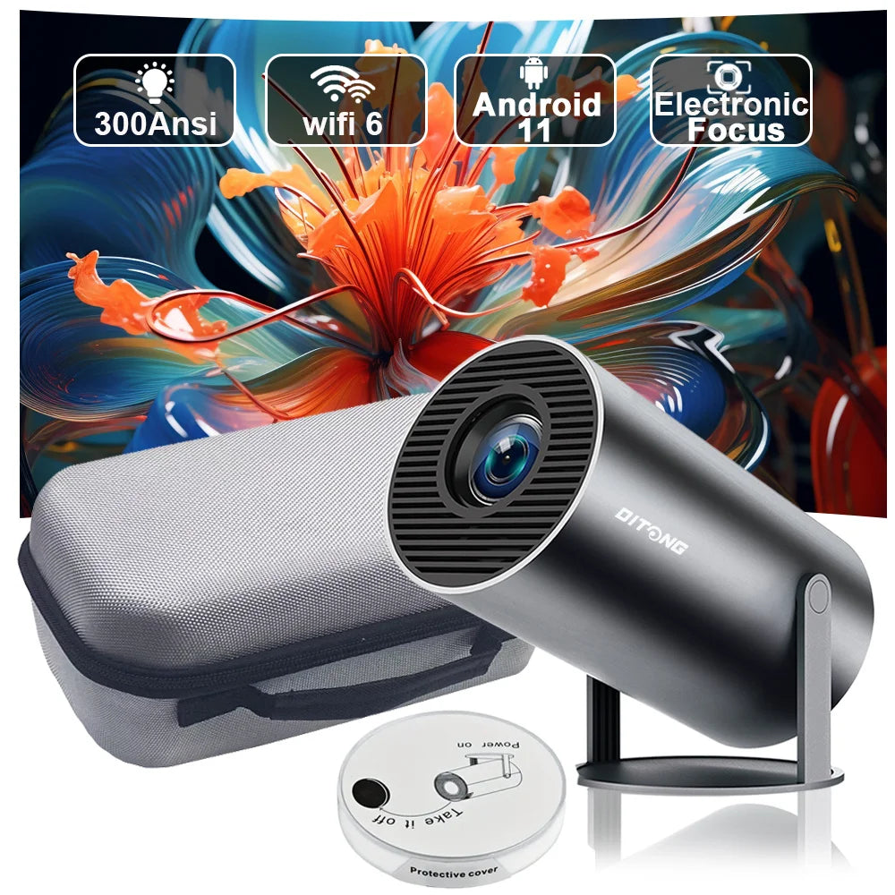 Valu HY300 Plus Mini Projector – 4K Support