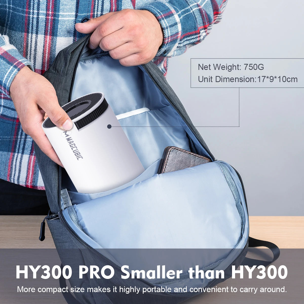 Valu HY300 Pro Mini Projector – 4K
