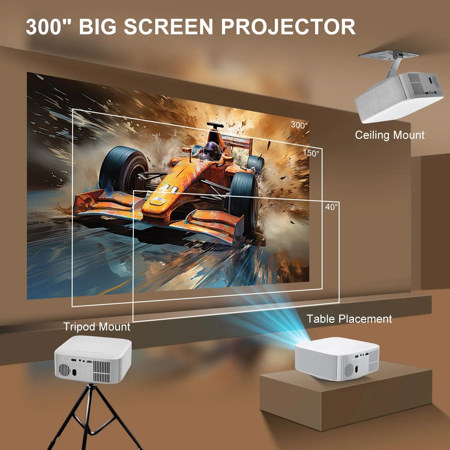 Valu P92MAX Smart Projector 
