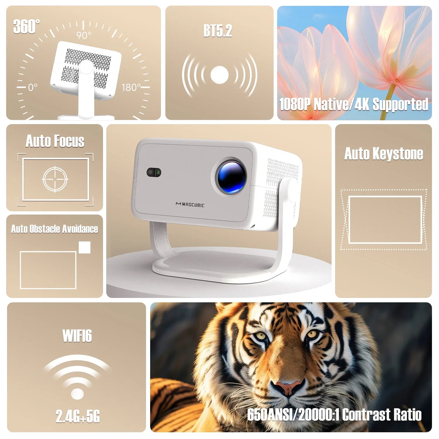 Valu L018 Native 1080P Projector