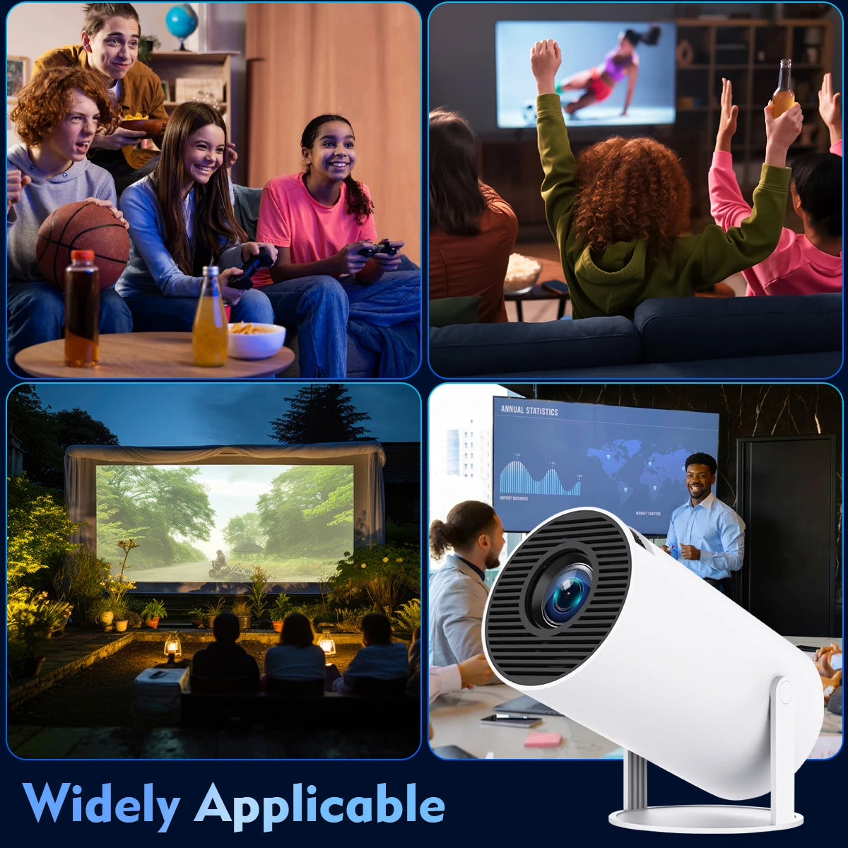 Valu HY300 Pro Mini Projector – 4K