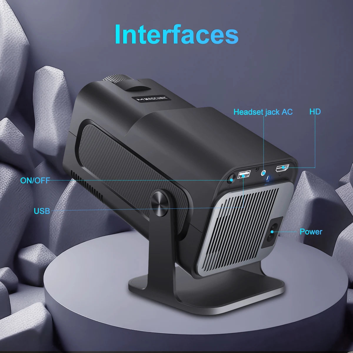 Valu HY320 Mini Projector – Native 1080P