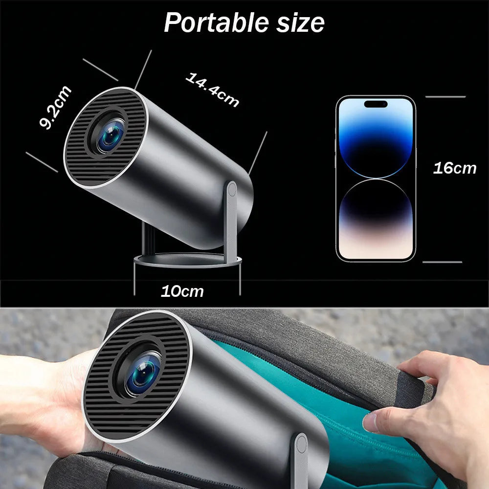 Valu HY300 Plus Mini Projector – 4K Support