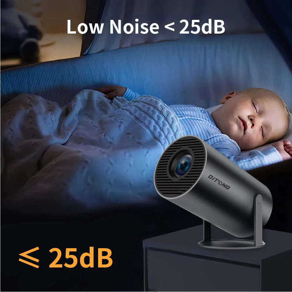Valu HY300 Plus Mini Projector – 4K Support