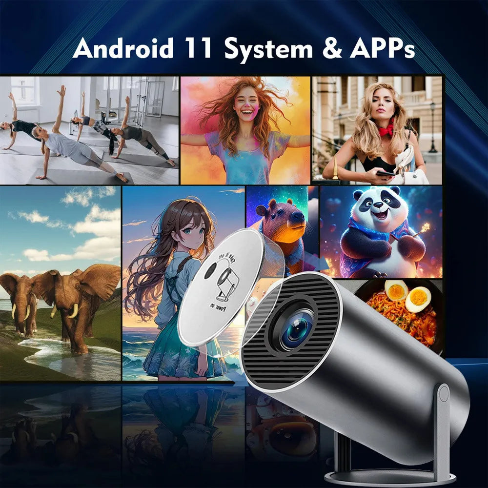 Valu HY300 Plus Mini Projector – 4K Support