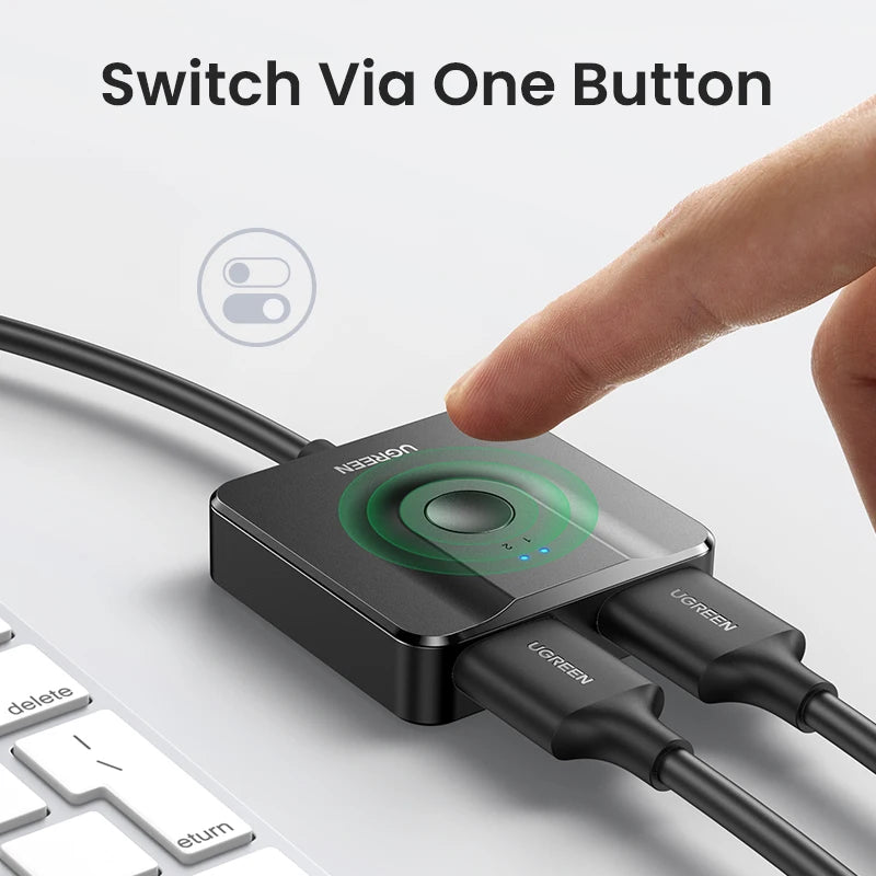 Valu HDMI Switch 4K 60Hz 2-in-1 Output