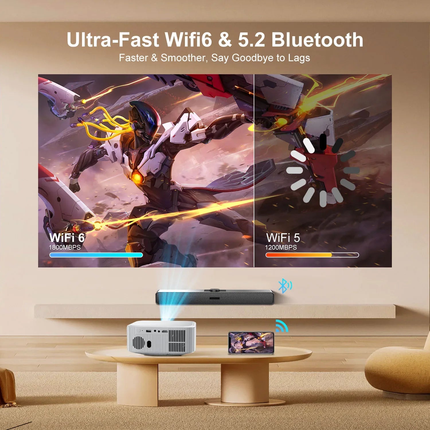 Valu P92MAX Smart Projector 